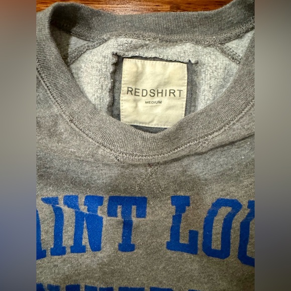 Redshirt brand St Louis University crewneck sweatshirt size medium EUC - Picture 3 of 3